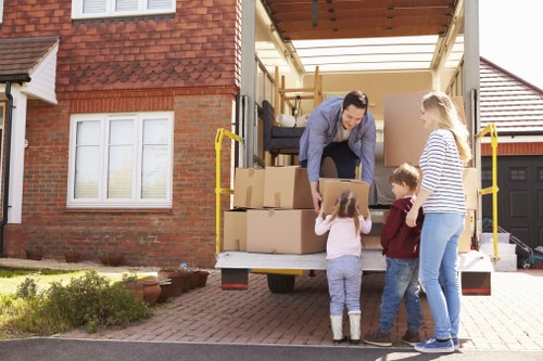Professional house removals team planning a move in Sutton