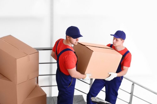 Professional removal team completing a safe and insured move in Sutton