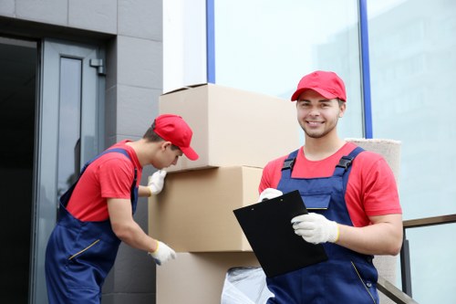 Commercial removals support for an office move in Sutton