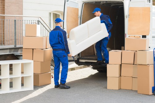 Man and van service loading furniture in Sutton