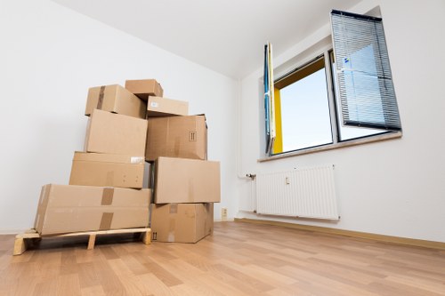 Sutton removal company preparing furniture for transport