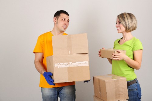 A driver helping with a small flat move and careful item handling in Sutton