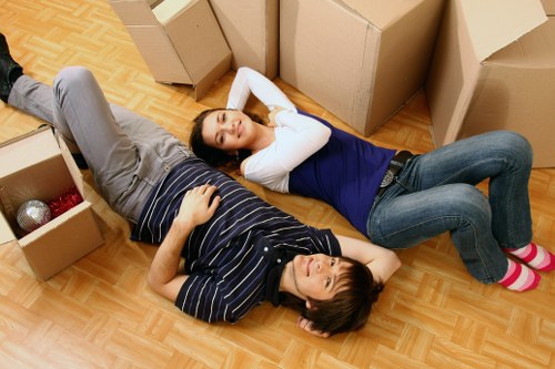 Local removals team handling a house move in Sutton