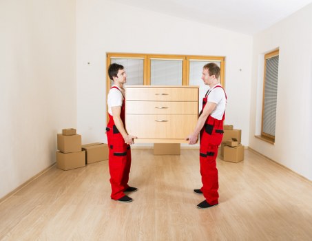 Careful handling of office equipment during removals